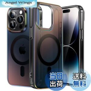 yzJETech iPhone 14 Pro 6.1C`p FP[X MagSafeΉ 킢 j[N fUC JtȌu obN ϏՌX}zJo[ (FubN)