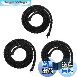 �y���������zHIMIHOM �P�[�u���J�o�[ �R�[�h�J�o�[ TPU�� �y�b�g�ɗD���� �ϔM �ϖ��� �_����[�\ �f���h�~ ���ݖh�~ �� �L�R�[�h�΍� �u���[�L�P�[�u���ی�i�����a6mm×����93cm 3�{�j�u���b