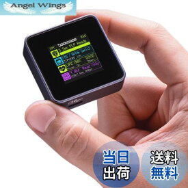 【送料無料】DOCKCASE Pocket M.2 2230 NVMe SSD ケース コンパクトサイズ USB 3.2 Gen 2 Type-C (10 Gbps) IPS液晶ディスプレイと3秒 電源保護(PLP) 2230サイズのNVMe PCIeに専用するハードディスクケース (Grey)