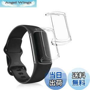 yzkwmobile 2x P[X Fitbit Charge 6 / Charge 5Ή Jo[ - tJo[ VR ϏՌ S̕ی 