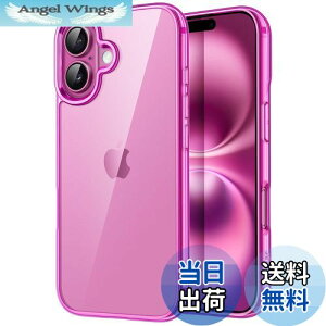yzJETech iPhone 16 Plus 6.7C`p P[X ΂݂Ȃ Ռz op[Jo[ h~ NAobN (sN)
