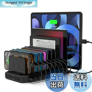 yzUnitek 2023 USB[dXe[V 10|[g PD18W PD60W [dX^h 120W PSEF؍ 10䓯[d 1.5A/2.4A/3A X}[gIC Ή Android/iPhone/iPad/kindle/^ubg/PSP d؂ 