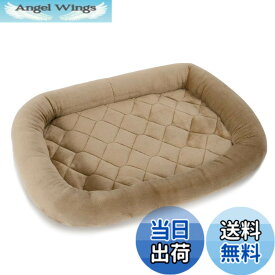 【送料無料】EMME ペットベッド 洗える ペットマット フランネル 犬 ベッド 猫 ペット用ベッド 小型 中型 子犬 老犬 介護 マット 洗える ペット用 クッション 滑り止め 寝心地良い ペット ぺっと 春 秋 冬 夏用 通年 清掃しやすい 56x38cm ラクダ色 Sサイズ