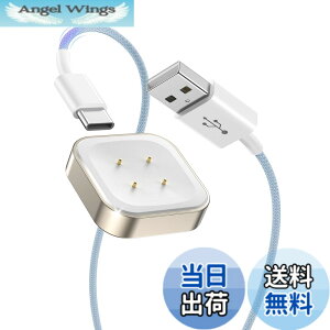 �y���������zLVFAN Pixel Watch 2/Fitbit Versa 4/ Sense 2�p �[�d�� ���O���\ �[�d�P�[�u�� �X�}�[�g�E�H�b�` �����p�A�N�Z�T���[ Google Pixel Watch 3/2&Fitbit Versa 4 3/ Sense 2/ Sense�Ή� �i�C�����ґg �[�d��