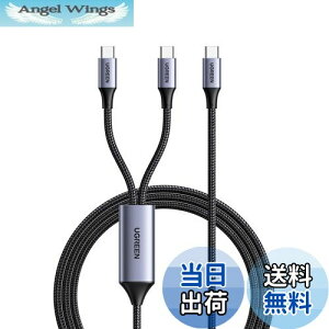 yzUGREEN USB Type C P[u yPD 100W 2-in-1 Type C }[dP[uz USB C to USB C P[u E-maker`bv fh~ iPhone 16V[Y/iPhone 15V[Y/Mac Book/iPad/Xperia/GalaxyeΉ 1.5m