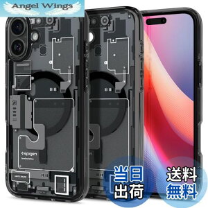 yzSpigen iPhone 16 P[X NA MagSafeΉ ϏՌ Xgbvz[ ϖh~ op[ ČRMILKi EgEnCubhE}OtBbg ACS08208 ([E)