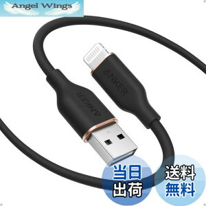 yzAnker CgjOP[u (Flow) 1.8m ubN ܂ȂP[u VRfލ̗p iPhone 14 / 13 / 12  eΉ