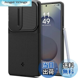 yzSpigen Galaxy S25 Ultra P[X JJo[ Yی }bg ϏՌ ČRMILKi IveBbNEA[}[ ACS08969 (ubN)