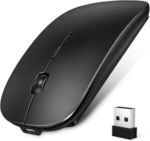 �y���������z���C�����X�}�E�X Bluetooth�}�E�X ���� �����^ �É� �[�d�� �ȃG�l���M�[ 2.4GHz 3DPI���[�h �����x �����^�ѕ֗� iPhone/iPad/Mac/Windows/Surface/Microsoft Pro�ɑΉ� (�u���b�N)