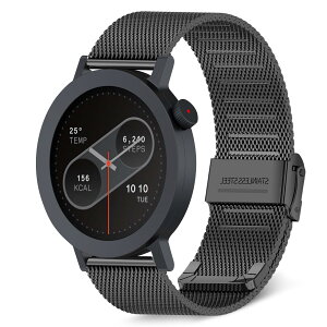 �y���������z[HeeNia] �o���h CMF by Nothing Watch Pro 3/CMF by Nothing Watch Pro 2 �Ή� �����x���g �X�e�����X�� �ւ��x���g �������߉\ �j�����p �����o���h (�u���b�N)