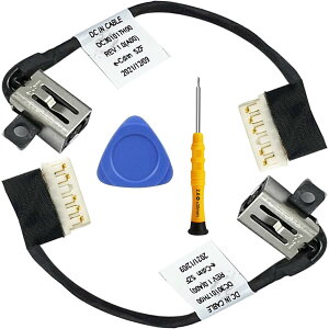 �y���������zZHUROUPU �Ή�for Dell Ifor NSPIRON 15 3510 3511 3520 I5-1135G7 3525 3515 3521 Vostro 15 3510 3515 14 3420�p�����pDC�d���W���b�N�\�P�b�g�[�d�|�[�g�P�[�u��GDM50 DC301017H00 231X7 DC301018100 0231X7 (2��)