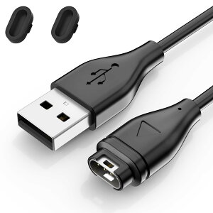 �y���������zfor �K�[�~���p�[�d�P�[�u��USB A �Ή� Garmin Watch Fenix 8 7 7S 7X 6 6S 6X �AForerunner 945 245�AVivoactive 6 5 �[�d�� 1m + �X�}�[�g�E�H�b�`�h�o�v���O 2��
