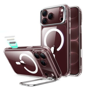 �y���������zESR iPhone 18 Pro Max �P�[�X 17ProMax���p Flex�X�^���h 4�{�ČRMIL�K�i Classic Hybrid �N���A