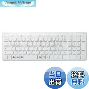 �y���������z�G���R�� �L�[�{�[�h Bluetooth �p���^�O���t �R���p�N�g�L�[�{�[�h Windows�EMac�EiOS�EAndroid�Ή� �z���C�g TK-FBP101WH