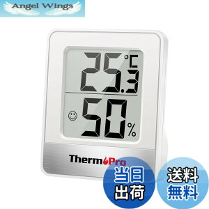 �y���������zThermoPro�T�[���v�� ���x�v ���x�v �����x�v ���� ���� �R���p�N�g ��}�[�N �Ǌ|�� ���X�^���h �}�O�l�b�g TP-49 (�z���C�g*1��)