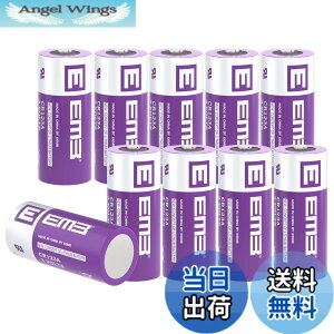 �y���������zEEMB CR123A 3V ���`�E���d�r ��[�d�� CR17345 CR123 �o�b�e���[ �����\ PTC �ی�t�� �J���� �����d�� �������� �A���[�� �X�}�[�g�Z���T�[�Ȃǂ� (10)