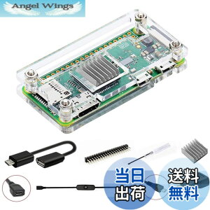 �y���������zGeeekPi Raspberry Pi Zero 2 W �P�[�X/Zero W �P�[�X�ARaspberry Pi Zero �q�[�g�V���N�A20Pin GPIO �w�b�_�[�AOTG �P�[�u���A�X�C�b�`�P�[�u���AHDMI �A�_�v�^�[�A�h���C�o�[�t���� 7 in 1 �x�[�V�b