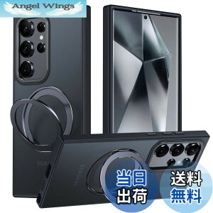 �y���������zGalaxy S24 Ultra �p �P�[�X Magsafe�Ή� �M�����N�V�[s24�E���g�� / docomo SC-52E / au SCG26 �J�o�[ 360°��]�X�^���h Uovon �X�}�z�P�[�X �g�уP�[�X ���C�����X�[�d �ԍڃz���_�[ �Ή� �X�g��