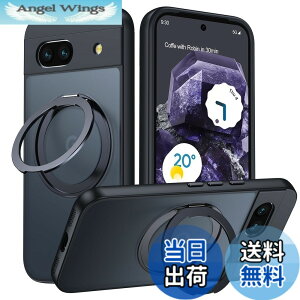 �y���������zPixel 8a �p �P�[�X Magsafe�Ή� Google �s�N�Z��8a �J�o�[ 360°��]�X�^���h Uovon �X�}�z�P�[�X �g�уP�[�X ���C�����X�[�d �ԍڃz���_�[ �Ή� �X�g���b�v���t�� ������ �w��h�~ ���h