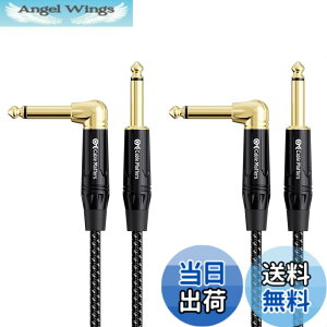 �y���������zCable Matters 2�{�Z�b�g �ґg�M�^�[�P�[�u�� - 3m�A�M�^�[ �V�[���h S-L�^�A 6.35mm���m�����v���O �y��p�P�[�u�� TS �X�g���[�g - L �^�v���O