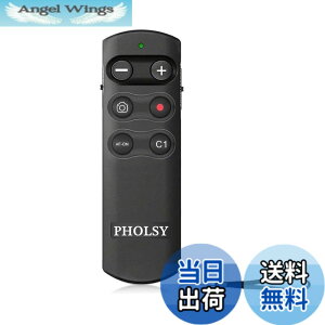 �y���������zPHOLSY RMT-P1BT �J���� ���C�����X �����R�� �����[�Y �����[�g�R���g���[���[ Bluetooth �����[�g�X�C�b�` Sony �p a1 a6400 a6600 a6700 a7C a7M3 a7M4 a7RM3 a7RM4 a7SM3 a9M2 RX0M2 RX100M7 ZV-1 ZV-E10