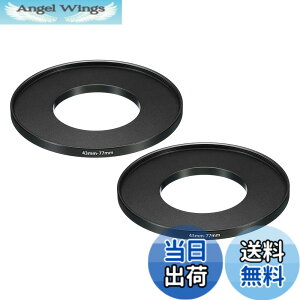�y���������zPATIKIL 43 mm-77 mm �����X�e�b�v�A�b�v�����O 2�� �J���������Y�t�B���^�[�A�_�v�^�[�����O �A���~�j�E�� �t�B���^�[�A�_�v�^�[�����O �J���������Y�t�[�h�p �u���b�N