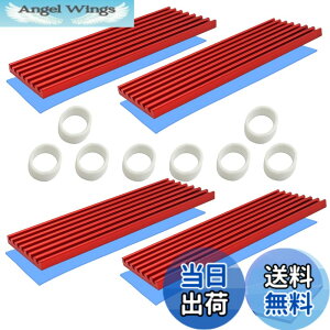 �y���������zSSD m.2 �q�[�g�V���N, CTRICALVER 4 Pack �q�[�g�V���N, 70x22x3mm �m�[�g�^�q�[�g�V���N, �Q�[���p���W�G�[�^�[�̊O����p, M.2 2280 SSD�p (��)