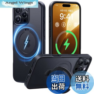 �y���������z�y11�N�̏��S�J�� ���ϋv�X�^���h�\���zCASEKOO for iPhone 16 Pro Max �P�[�X�y3�{�ČRMIL�K�i �ϏՌ��^MagSafe�Ή��z�B���X�^���h �c�����đΉ� �����O�@�\ �}�b�g�d�グ �w��h�~ ����