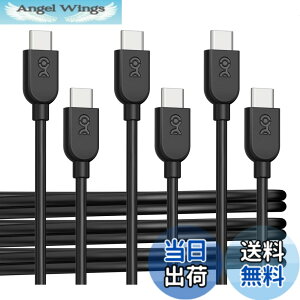 �y���������zCable Matters 3�{�Z�b�g ����USB-C�[�d�P�[�u�� - 3m�A60W USBC USBC �P�[�u���AApple CarPlay�EAndroid Auto �Ή��AiPhone 17 / 16/Galaxy S23 �Ή� - �u���b�N