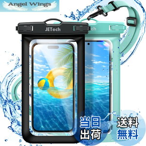 �y���������zJETech �X�}�z �h���P�[�X 2���Z�b�g �h���|�[�` iPhone 17e 17 16e 16 15 14 13 12 Air Pro Max Plus/Galaxy S26 S25 Ultra/Pixel 10�V���[�Y�Ȃ� �ő�7.2�C���`�Ή� �X�g���b�v�t�� IPX8�h���C�o�b�O (�u��