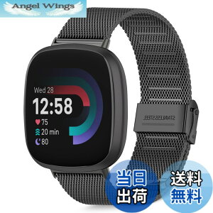 �y9��1���[9��15���܂�100�~�I�t�z�y���������z[HeeNia] Fitbit Versa 4 /Fitbit Versa 3 /Fitbit Sense 2 /Fitbit Sense �Ή� �o���h �����x���g �X�e�����X�� �ւ��x���g �������߉\ �j�����p Fitbit Versa 4 /Fitbit V