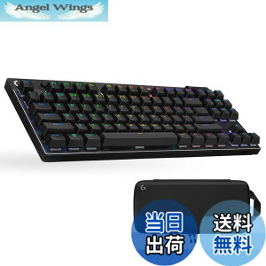 �y���������zLogicool G PRO X TKL LIGHTSPEED ���C�����X �Q�[�~���O�L�[�{�[�h �e���L�[���X GX�X�C�b�` ���j�A ���J�j�J�� �L�[�{�[�h Bluetooth �É� ���{��z�� LIGHTSYNC RGB ���E���P�[�u�� �u���b�N 