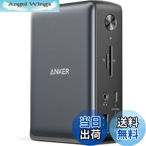 �y���������zAnker PowerExpand 13-in-1 USB-C Dock �h�b�L���O�X�e�[�V���� 85W�o�� 4K�Ή� HDMI�|�[�g 1Gbps �C�[�T�l�b�g�|�[�g 3.5mm �I�[�f�B�I�W���b�N USB-A USB-C�|�[�g microSD��SD�J�[�h �X���b�g����