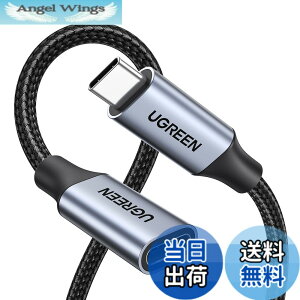 �y���������zUGREEN USB Type C �����P�[�u�� �^�C�vc �����R�[�h �y4K60Hz�f���o�́z PD 100W/5A USB 3.2 Gen 2�K�i 10Gbps�����]�� Thunderbolt3�Ή� �o�����]�� iphone17/Galaxy S24/Mac Book/iPad/Switch Surface��USB C�@��
