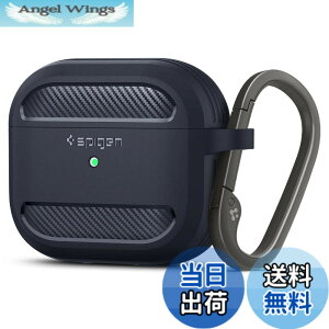 �y���������zSpigen AirPods 3 �P�[�X AirPods Pro ��3���� �J�o�[ �ϏՌ� �ČRMIL�K�i TPU ���C�����X�[�d�Ή� �J���r�i�t�� �y�� �Ռ��z�� �V���v�� ���M�b�h�E�A�[�}�[ ASD01980 (�`���R�[���E�O���[)