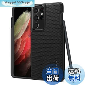 �y���������zSpigen Galaxy S21 Ultra �P�[�X TPU �y�� �Ռ��z�� �ČRMIL�K�i�擾 �_�� �ϏՌ� ���C�����X�[�d�Ή� ���L�b�h�E�G�A�[ P ACS02831 (�}�b�g�E�u���b�N)