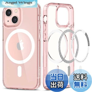 �y���������zSpigen iPhone13Mini�P�[�X MagSafe �}�O�l�b�g���� �ϏՌ� �ČRMIL�K�i�擾 2�d�\�� ���菝�h�~ �}�O�Z�[�t �K�p�J�o�[ ���C�����X�[�d�Ή� �E���g���E�n�C�u���b�h �}�O ACS03324 (���[�Y