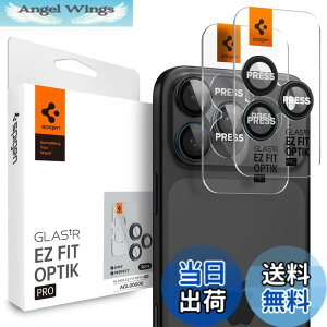�y���������zSpigen iPhone 17 Pro / 17 Pro Max �J�����ی�t�B���� iPhone 16 Pro / 16 Pro Max �Ή� �[���E�����G�f�B�V���� 9H�d�x�����K���X �����Y�v���e�N�^�[ 2���� AGL06159