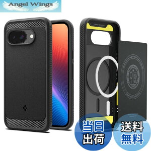 �y���������zSpigen Pixel 9a �P�[�X Magfit�Ή� �ϏՌ� TPU �\�t�g �}�b�g �ČRMIL�K�i ���M�b�h�E�A�[�}�[�E�}�O�t�B�b�g ACS09041 (�}�b�g�E�u���b�N)