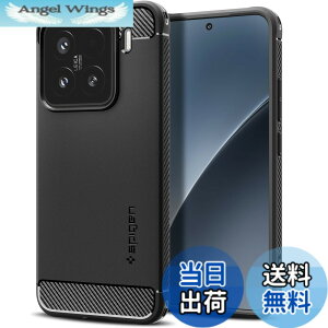 �y���������zSpigen Xiaomi 15 �P�[�X �ϏՌ� �w��h�~ �X�g���b�v�z�[�� TPU �ČRMIL�K�i�擾 ���C�����X�[�d �V���I�~�[ ���M�b�h�E�A�[�}�[ ACS08859 (�}�b�g�E�u���b�N)