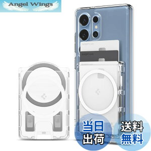 �y���������z�yGalaxy S26/S25�V���[�Y��p�zSpigen ���ʃ}�O�l�b�g �J�[�h�P�[�X ����~�߃V���R���p�^�[�� �N���A �J�[�h�z���_�[ 3�����[ �E�H���b�g �E���g���E�n�C�u���b�h�E�}�O�t�B�b�g+ 
