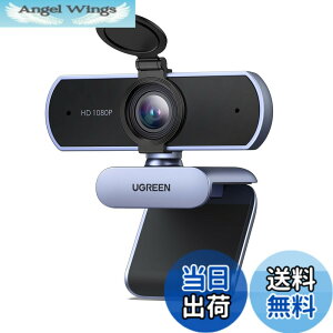 �y���������zUGREEN Web�J���� FineCam Lite �E�F�u�J���� 1080P@30Hz 200����f 85°���L����p �}�C�N���� �������␳ �N���b�v/�X�^���h�� �v���O&�v���C �p�\�R���J���� Windows 7/8/8.1/10/11 Mac OS Zoom/Teams