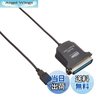 �y���������zUSB�ڑ� �p�������ϊ� �v�����^�P�[�u��(D-sub36�s��) IEEE 1284 �T�C�Y�F90 cm