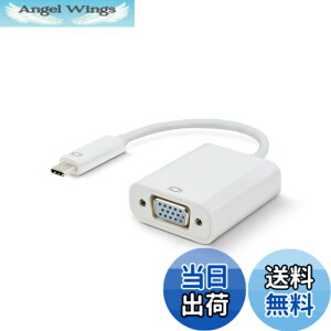 �y���������zUSB C VGA�ϊ��A�_�v�^ Type C(Thunderbolt 3 �݊�) �f�B�X�v���C�A�_�v�^ 1080P @60Hz HD�g�^ �^�C�vc VGA�ϊ��R�l�N�^ Windows 10/8.1/8/7/Vista/XP & MAC OS�Ή�