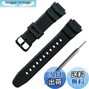 �y���������z���o�[ �E�H�b�` �o���h PU �X�g���b�v �r���v�x���g �R���p�`�u�� For Casio AQ-S810W SGW-300H MRW-200H AE-1000W W-S200H W-735H AEQ-110W �ɓK������ (�u���b�N(������)) �F�F�u���b�N(������)