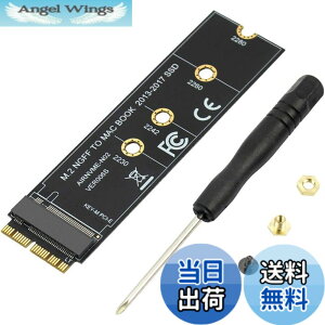 �y���������zolivins Macbook Air (2013-2017)�p M.2 NVMe SSD�ϊ��A�_�v�^�J�[�h SSD�A�b�v�O���[�h�L�b�g �F�F�u���b�N