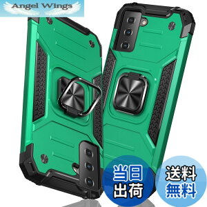�y���������zTMUJWS Samsung Galaxy S21 �p�̃P�[�X �����O �Ռ��z�� �ϏՌ� TPU+PC�o���p�[ ��d�\�� �ČRMIL�K�i �S�ʕی�P�[�X ����h�~ �ԍڃz���_�[�Ή� �C�菝�h�~ ����~�� �y�� ���^ �T���X��