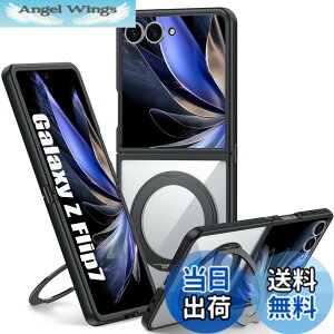 �y���������zGalaxy Z Flip7 �p �P�[�X Magnetic�Ή� �N���A �����O �ϏՌ� ���� �Ռ��z�� TPU+PC�o���p�[ ��d�\�� 360°��]�X�^���h �X�g���b�v�z�[���t�� �ϋv �y�� 6.85�C���` �l�C �g�уJ�o�[ MZ92-Z