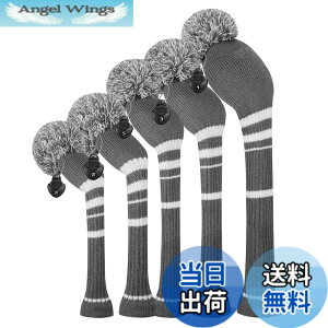 �y���������z�S���t �w�b�h�J�o�[ �Z�b�g�A5�́A�h���C�o�[�E�b�h�i460 cc�j1�t�F�A�E�F�CWood 2�ƃn�C�u���b�h�iUT�j2 ��d�w���҂݃X�^�C�� �F�FSteel Gray White Stripes