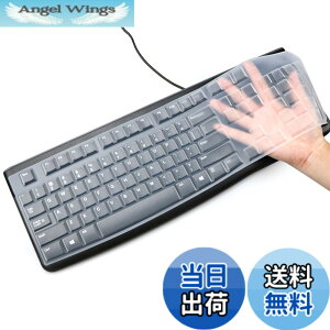 �y���������zMasiBloom �V���R���L�[�{�[�h�J�o�[ Logitech K120 & MK120 �G���S�m�~�b�N�f�X�N�g�b�vUSB�L���L�[�{�[�h�����^�ی�X�L�� �F�F�N���A�A�T�C�Y�F11.2 x 5.1 inches